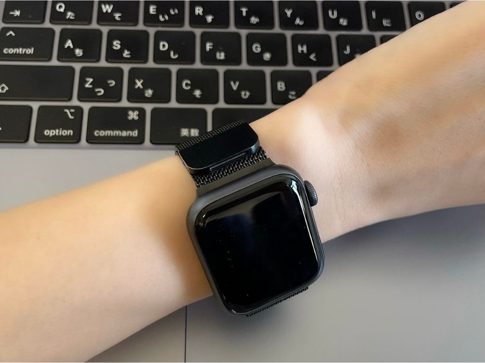 商い Apple Watch ミラネーゼループバンド シルバー 40mm対応